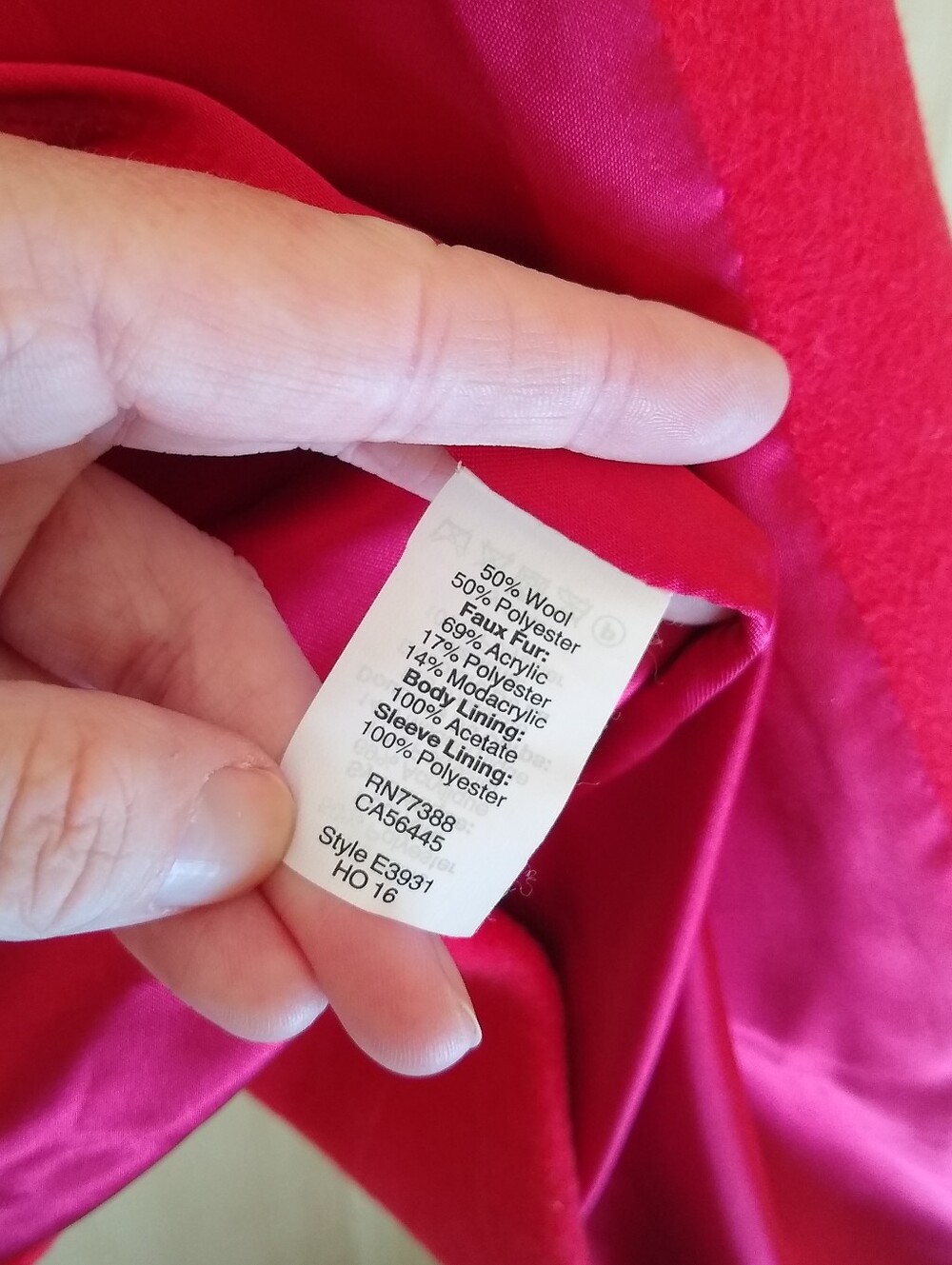 LIKE NEW JCREW Vail Chateau Parka Coat Electric Red 0 Worn 1x! - Picture 10 of 13
